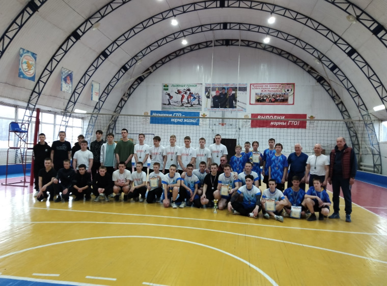 Турнир по волейболу среди юношей.